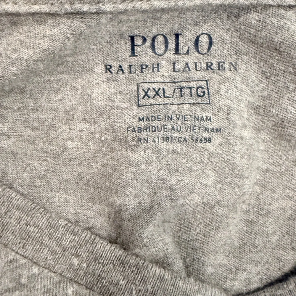 Polo Ralph Lauren Mens XXL Heather Grey Short Sleeve‎ Cotton Pony Logo T-Shirt